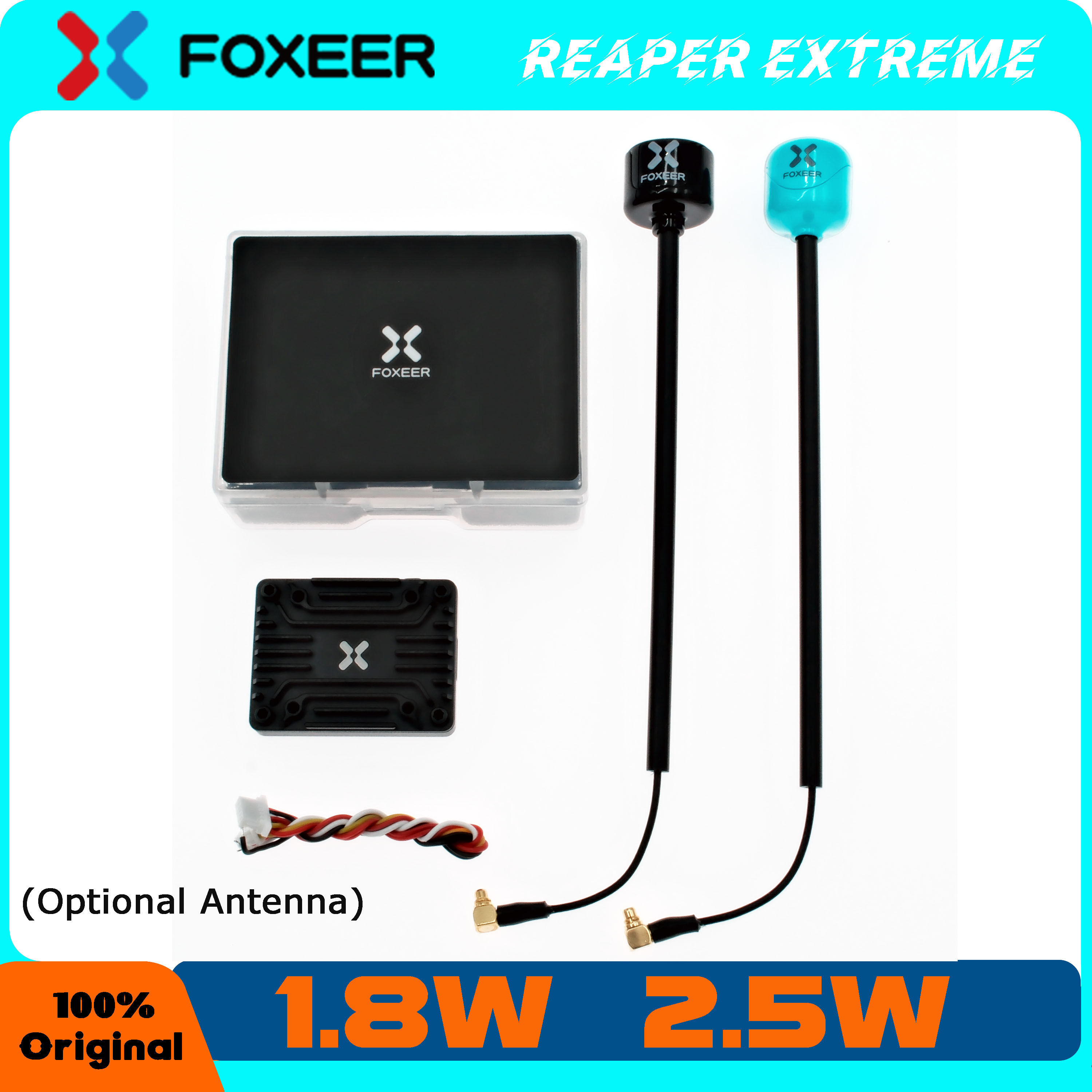 Foxeer Reaper drone remote con - Foxeer Reaper Extreme 2.5W Vtx ulasan dan harga